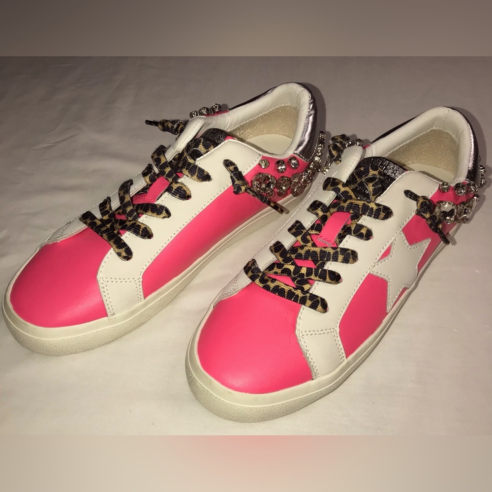 Vintage Havana Pink sequence Sparkle Sneakers